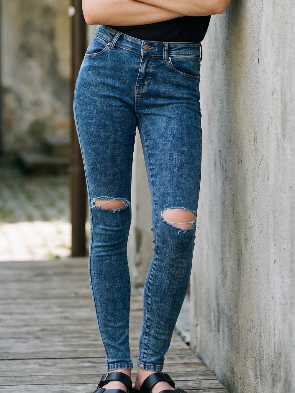 Dr. Denim “Lexy” Skin Tight Mid Rise Jean
